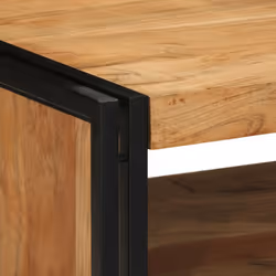 vidaXL Coffee Table 70x50x38 cm Solid Wood Acacia side table living room table - Additional view 5