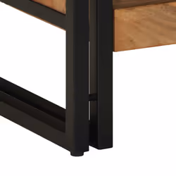 vidaXL Coffee Table 70x50x38 cm Solid Wood Acacia side table living room table - Additional view 7