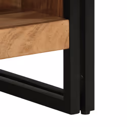 vidaXL Coffee Table 50x50x38 cm Solid Wood Acacia side table living room table - Additional view 6