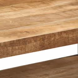 vidaXL Coffee Table 90x50x38 cm Solid Rough Wood Mango side table - Additional view 6