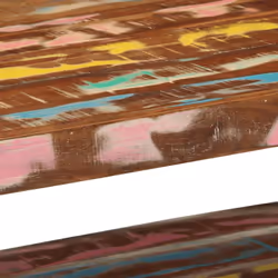 vidaXL Coffee Table Multicolour 90x50x38 cm Solid Wood Reclaimed side table - Additional view 6