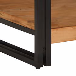 vidaXL Coffee Table 70x50x38 cm Solid Wood Acacia side table living room table - Additional view 7