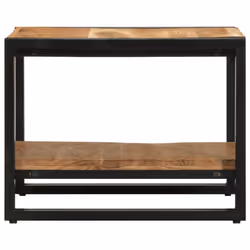 vidaXL Coffee Table 50x50x38 cm Solid Wood Acacia side table living room table - Additional view 4
