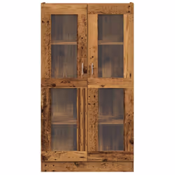 vidaXL Highboard Old Wood 82.5x30.5x150 cm Engineered Wood sideboard - Additional view 3