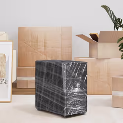 vidaXL Stretch Films Packaging Film Wrapping Film Stretch Wrap Roll 30 Î¼m - transparent, 50 cm x 150 m/ 2 pcs - Additional view 2
