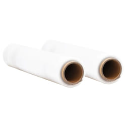 vidaXL Stretch Films Packaging Film Wrapping Film Stretch Wrap Roll 30 Î¼m - transparent, 50 cm x 150 m/ 2 pcs