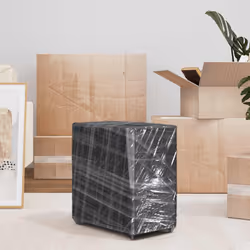 vidaXL Stretch Films Packaging Film Wrapping Film Stretch Wrap Roll 30 Î¼m - transparent, 50 cm x 150 m/ 6 pcs - Additional view 2