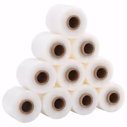 vidaXL Stretch Films 10 pcs Black 23 ÃÂµm 10 cm x 300 m packaging film - transparent, 10 cm x 150 m/ 10 pcs