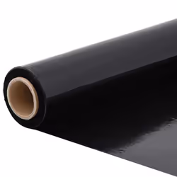 vidaXL Stretch Films Packaging Film Wrapping Film Stretch Wrap Roll 30 Î¼m - black, 50 cm x 150 m/ 6 pcs - Additional view 4