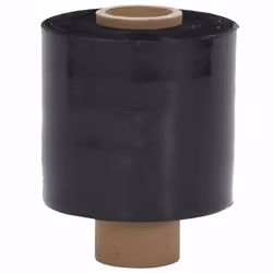 vidaXL Stretch Films 10 pcs Black 23 ÃÂµm 10 cm x 300 m packaging film - black, 10 cm x 300 m/ 10 pcs - Additional view 4