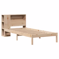 vidaXL Bookcase Bed without Mattress 75x190 cm Small Single Solid Wood Pine - Additional view 2