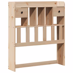 vidaXL Bookcase Bed without Mattress 75x190 cm Small Single Solid Wood Pine - Additional view 5