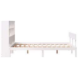 vidaXL Bookcase Bed without Mattress Bed White 140x200 cm Solid Wood Pine - Additional view 6
