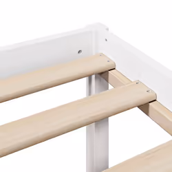 vidaXL Bookcase Bed without Mattress Bed White 140x190 cm Solid Wood Pine - Additional view 8