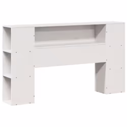 vidaXL Bookcase Bed without Mattress Bed White 160x200 cm Solid Wood Pine - Additional view 6