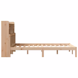 vidaXL Bookcase Bed without Mattress Bed Frame 200x200 cm Solid Wood Pine - 135 x 190 cm - Additional view 4