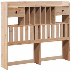 vidaXL Bookcase Bed without Mattress Bed Frame 200x200 cm Solid Wood Pine - 135 x 190 cm - Additional view 6