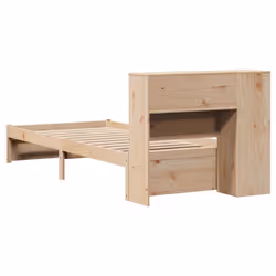 vidaXL Bookcase Bed without Mattress 75x190cm Small Single Solid Wood Pine - Additional view 5