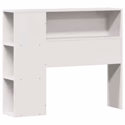 vidaXL Bookcase Bed without Mattress Home Bed Base Solid Wood Pine - white, 75 x 190 cm - Additional view 6