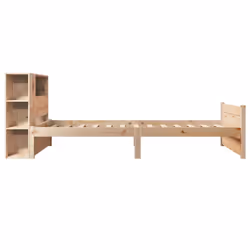 vidaXL Bookcase Bed without Mattress 75x190cm Small Single Solid Wood Pine - Additional view 4