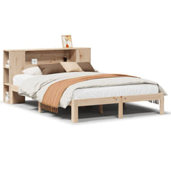 vidaXL Bookcase Bed without Mattress Home Bed Base 120x200cm Solid Wood Pine