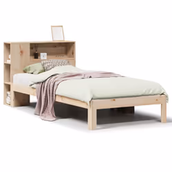 vidaXL Bookcase Bed without Mattress Bed 90x190 cm Single Solid Wood Pine