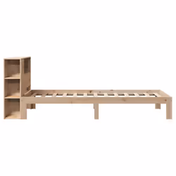 vidaXL Bookcase Bed without Mattress Home Bed Base 90x200cm Solid Wood Pine - Additional view 6