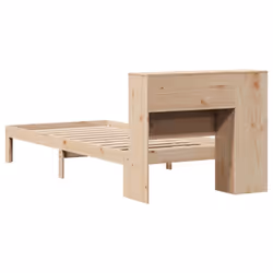 vidaXL Bookcase Bed without Mattress Home Bed Base 90x200cm Solid Wood Pine - Additional view 7