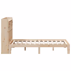 vidaXL Bookcase Bed without Mattress Home Bed Base 140x200cm Solid Wood Pine - Additional view 4