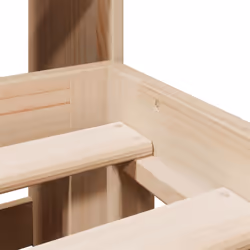 vidaXL Bookcase Bed without Mattress Home Bed Base 140x200cm Solid Wood Pine - Additional view 8