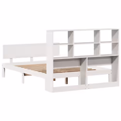 vidaXL Bookcase Bed without Mattress White 120x190 cm Small Double Solid Wood Pine - Additional view 5
