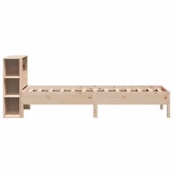 vidaXL Bookcase Bed without Mattress Home Bed Base 90x200cm Solid Wood Pine - Additional view 4