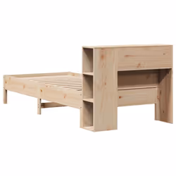 vidaXL Bookcase Bed without Mattress Home Bed Base 90x200cm Solid Wood Pine - Additional view 5