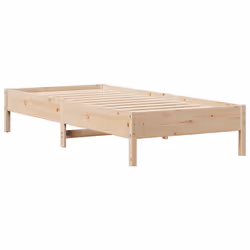 vidaXL Bookcase Bed without Mattress Home Bed Base 90x200cm Solid Wood Pine - Additional view 7