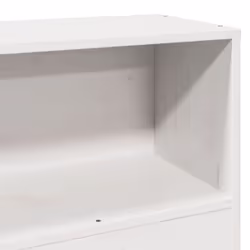 vidaXL Bookcase Bed without Mattress Bed White Small Single Solid Wood Pine - Additional view 8
