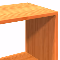 vidaXL Bookcase Bed without Mattress Wax Brown Super King Solid Wood Pine - Additional view 8
