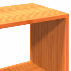 vidaXL Bookcase Bed without Mattress Bed Wax Brown 160x200cm Solid Wood Pine - Additional view 8