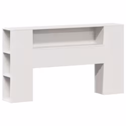 vidaXL Bookcase Bed without Mattress Bed Base White 160x200cm Solid Wood Pine - Additional view 6