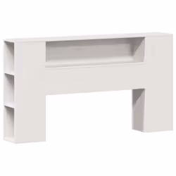 vidaXL Bookcase Bed without Mattress White 135x190 cm Double Solid Wood Pine - Additional view 6