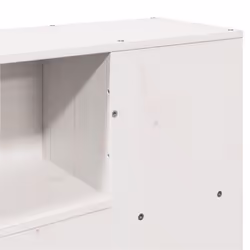 vidaXL Bookcase Bed without Mattress White 135x190 cm Double Solid Wood Pine - Additional view 8