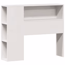 vidaXL Bookcase Bed without Mattress Bed White Small Single Solid Wood Pine - Additional view 6