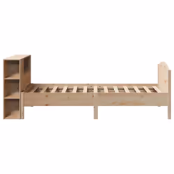 vidaXL Bookcase Bed without Mattress 75x190cm Small Single Solid Wood Pine - Additional view 4