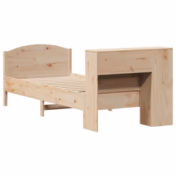 vidaXL Bookcase Bed without Mattress 75x190cm Small Single Solid Wood Pine - Additional view 5