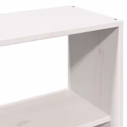 vidaXL Bookcase Bed without Mattress Bed Base White 160x200cm Solid Wood Pine - Additional view 8