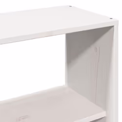 vidaXL Bookcase Bed without Mattress Bed Base White 140x200cm Solid Wood Pine - Additional view 8