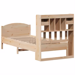 vidaXL Bookcase Bed without Mattress Home Bed Base 100x200cm Solid Wood Pine - Additional view 5