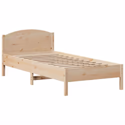 vidaXL Bookcase Bed without Mattress Home Bed Base 100x200cm Solid Wood Pine - Additional view 7