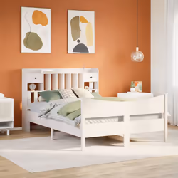 VidaXL 3323369, White, 186 cm, 2.29 m, 110 cm, 1800 x 2000 mm, 1 pc(s)