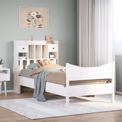 VidaXL 3323384, White, 106 cm, 2.29 m, 110 cm, 1400 x 2000 mm, 1 pc(s)