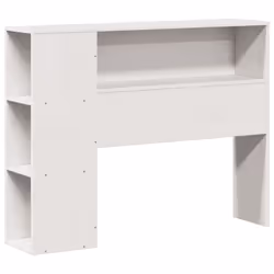 vidaXL Bed Frame without Mattress Bed Wax Solid Wood Pine - white, 75 x 190 cm - Additional view 7